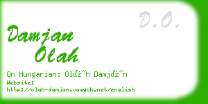 damjan olah business card